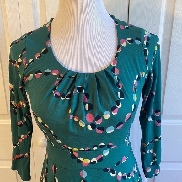 Boden Green Highgate Dress Size 4R - Picture 2 of 12